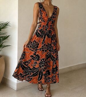 Indulge   Maxi Dress Size ‎ S Vacation Resort